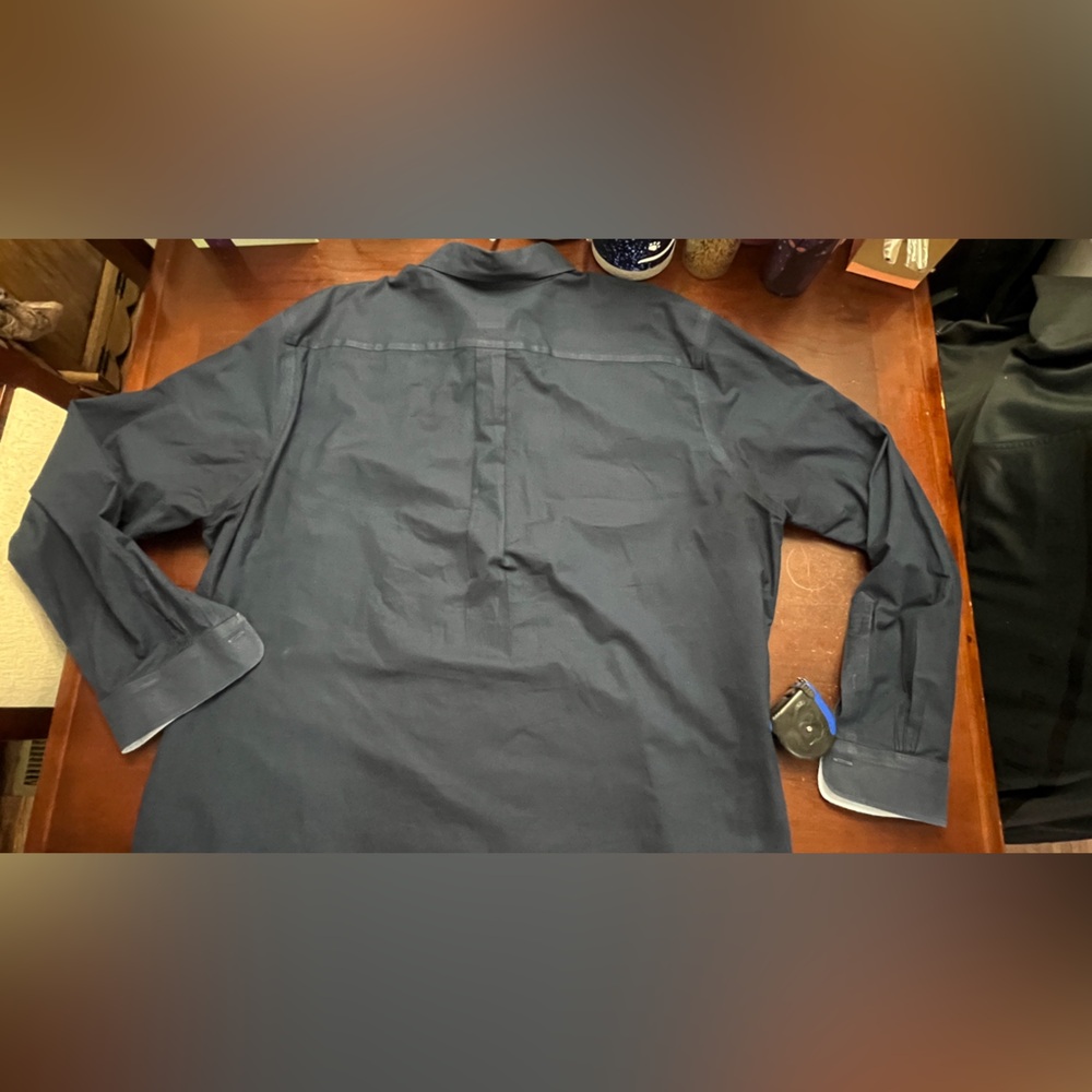 Brooks Brothers 2XLT‎ Men’s Cobalt Blue Long Sleeve Polo - Picture 3 of 3